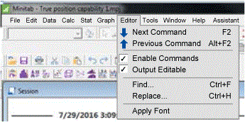 Figure 9: How to Enable Commands