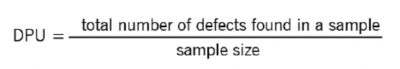 The DPU calculation