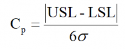 Cpk formula