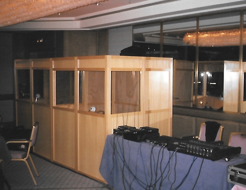 Simultaneous Translators' Booths (Barcelona,1995)