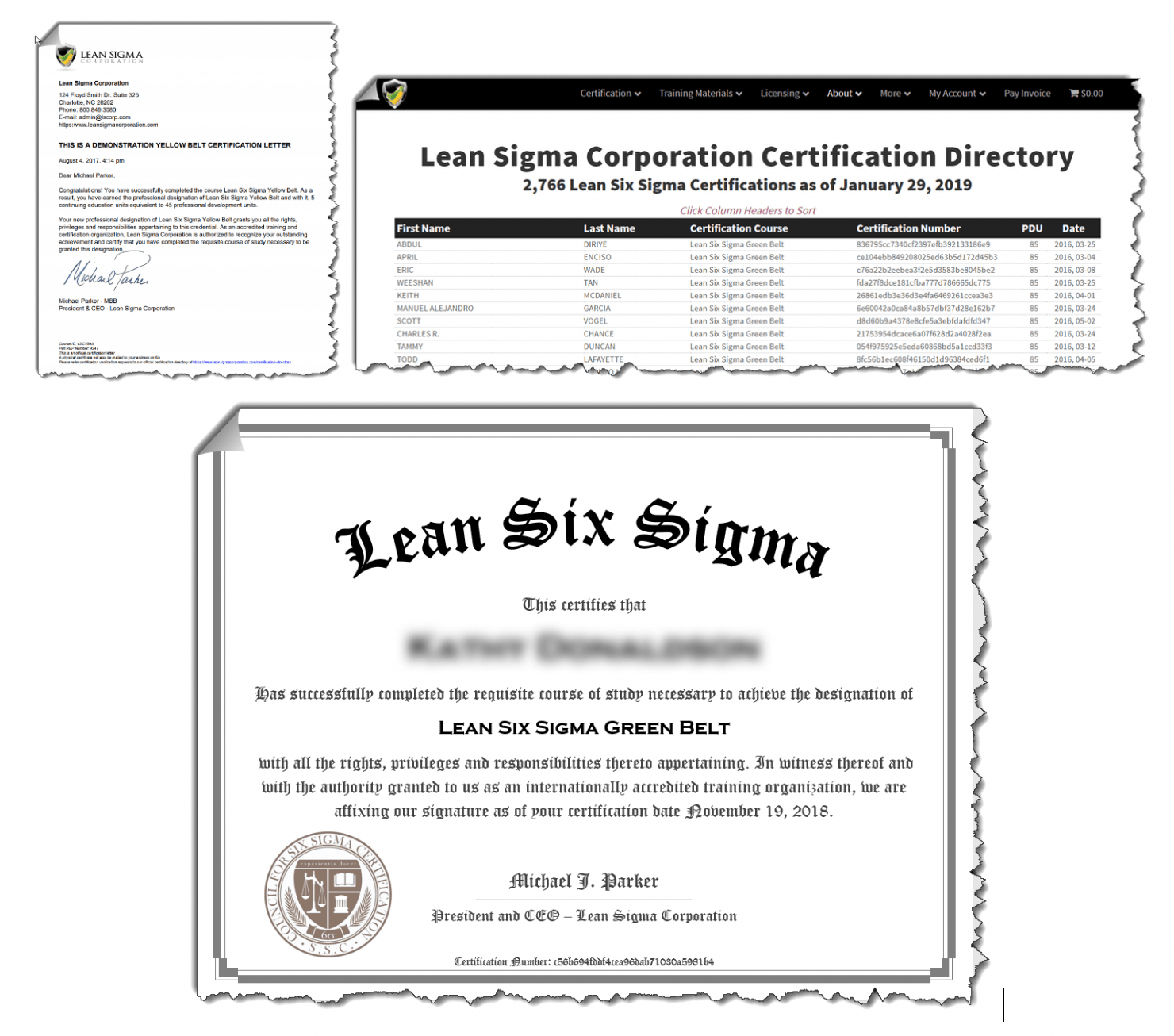 Lean Six Sigma Green Belt Certifications