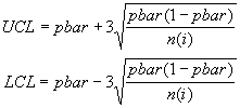 p Chart Formulae 2b