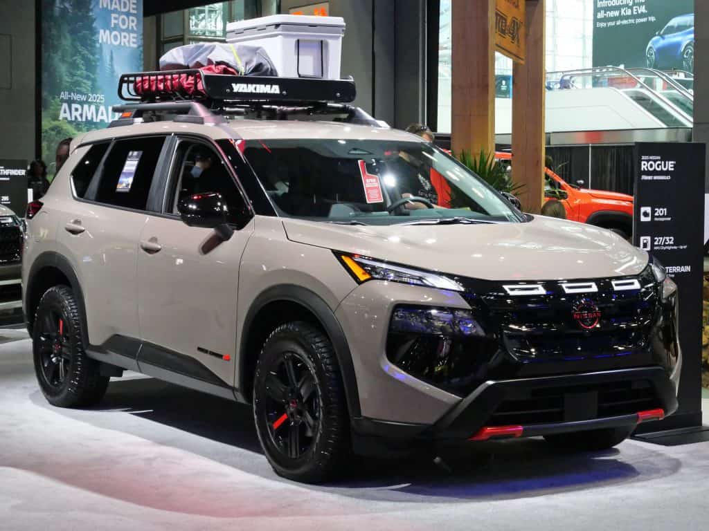 2025 Nissan Rogue Rock Creek AWD, front NYIAS 2025