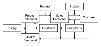 Figure 1: Flow of Product and Complaints